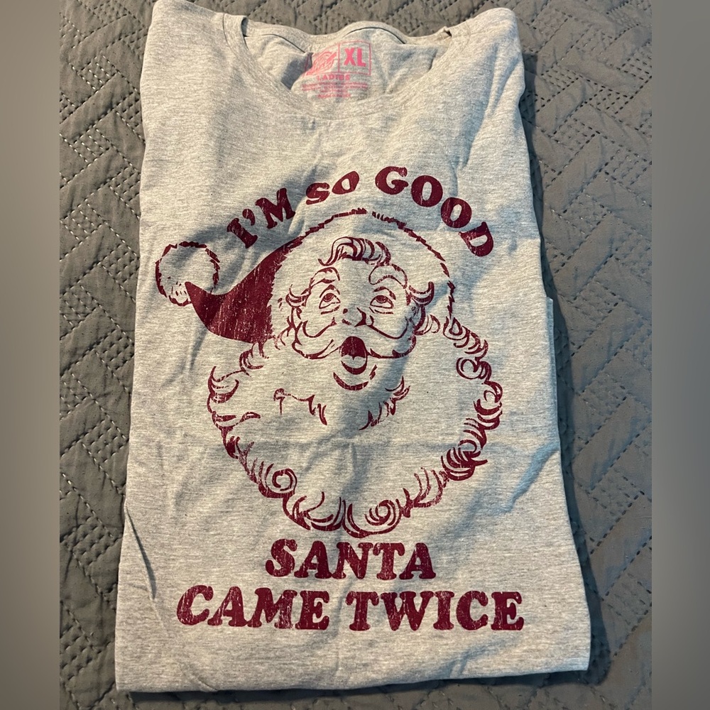 Naughty tshirt; new
